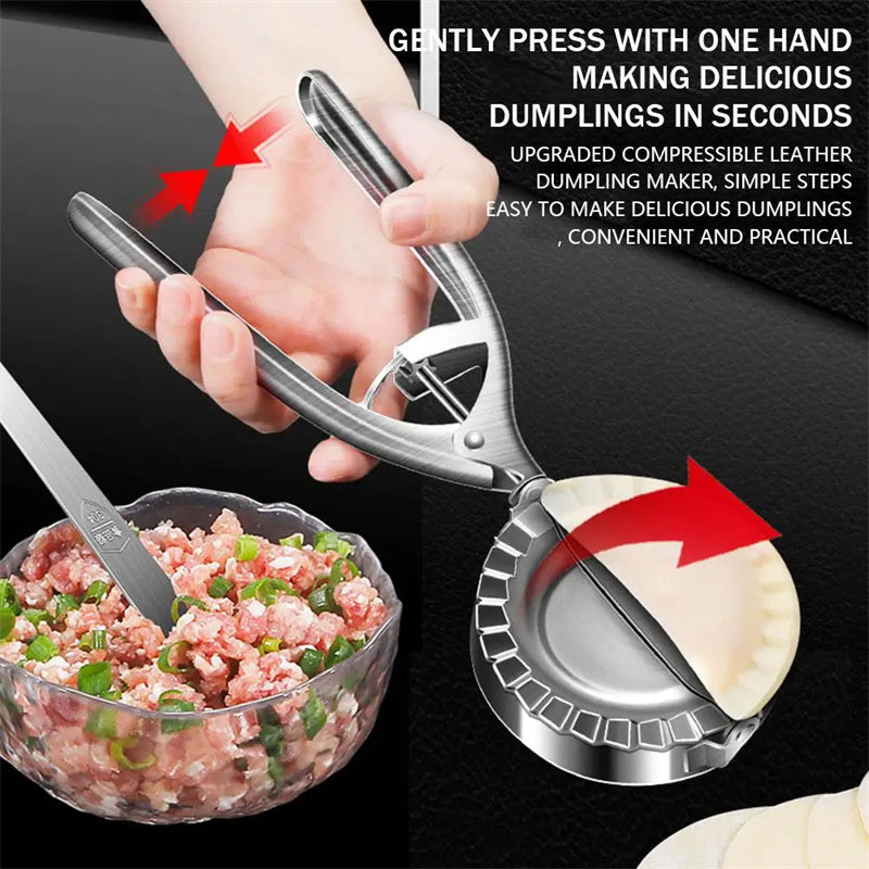 • Stainless Steel Dumpling Maker